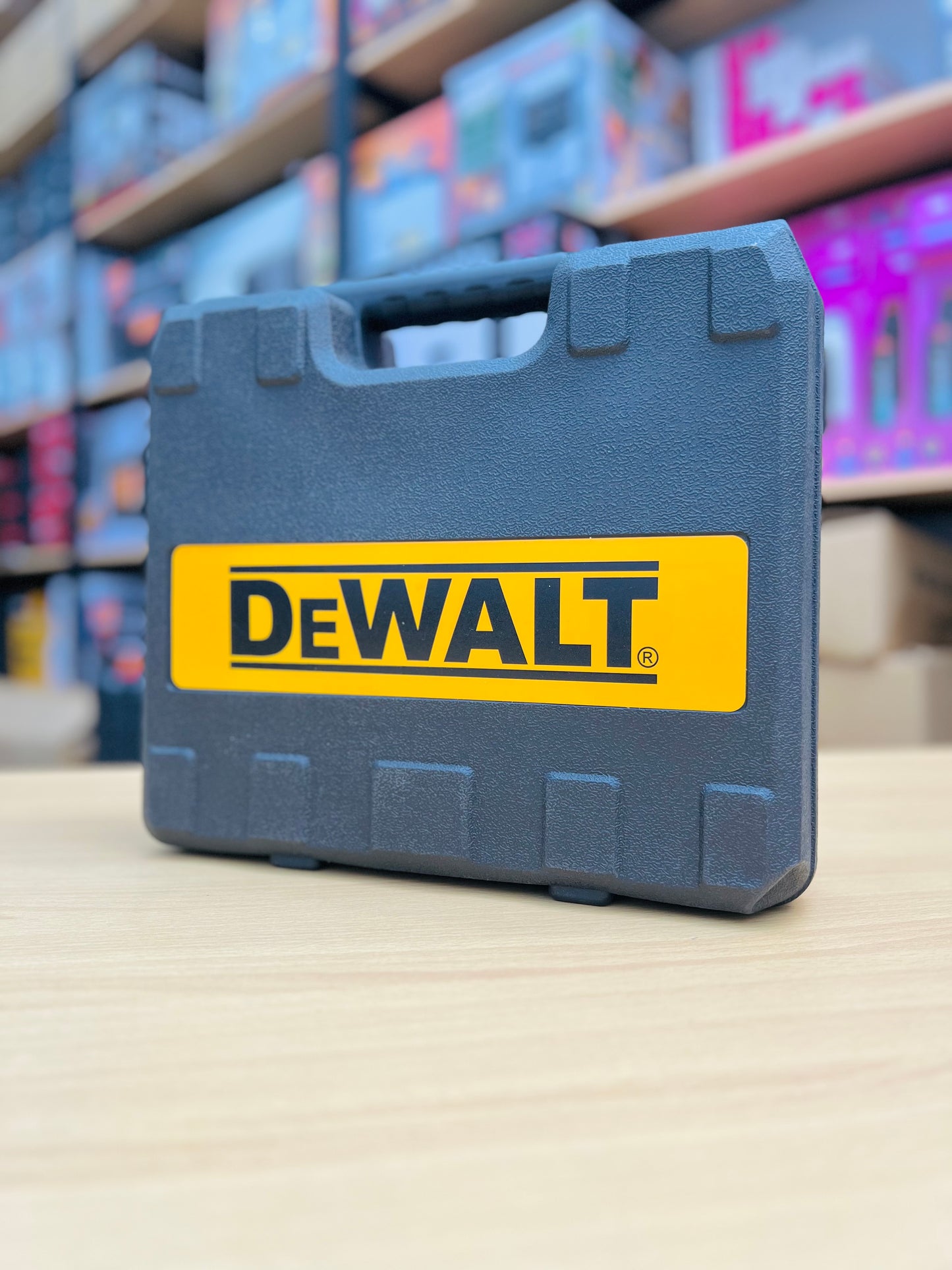 DeWalt Lithium Drill Machine Kit – 2 Batteries, Fast Charger & Full Tool Set