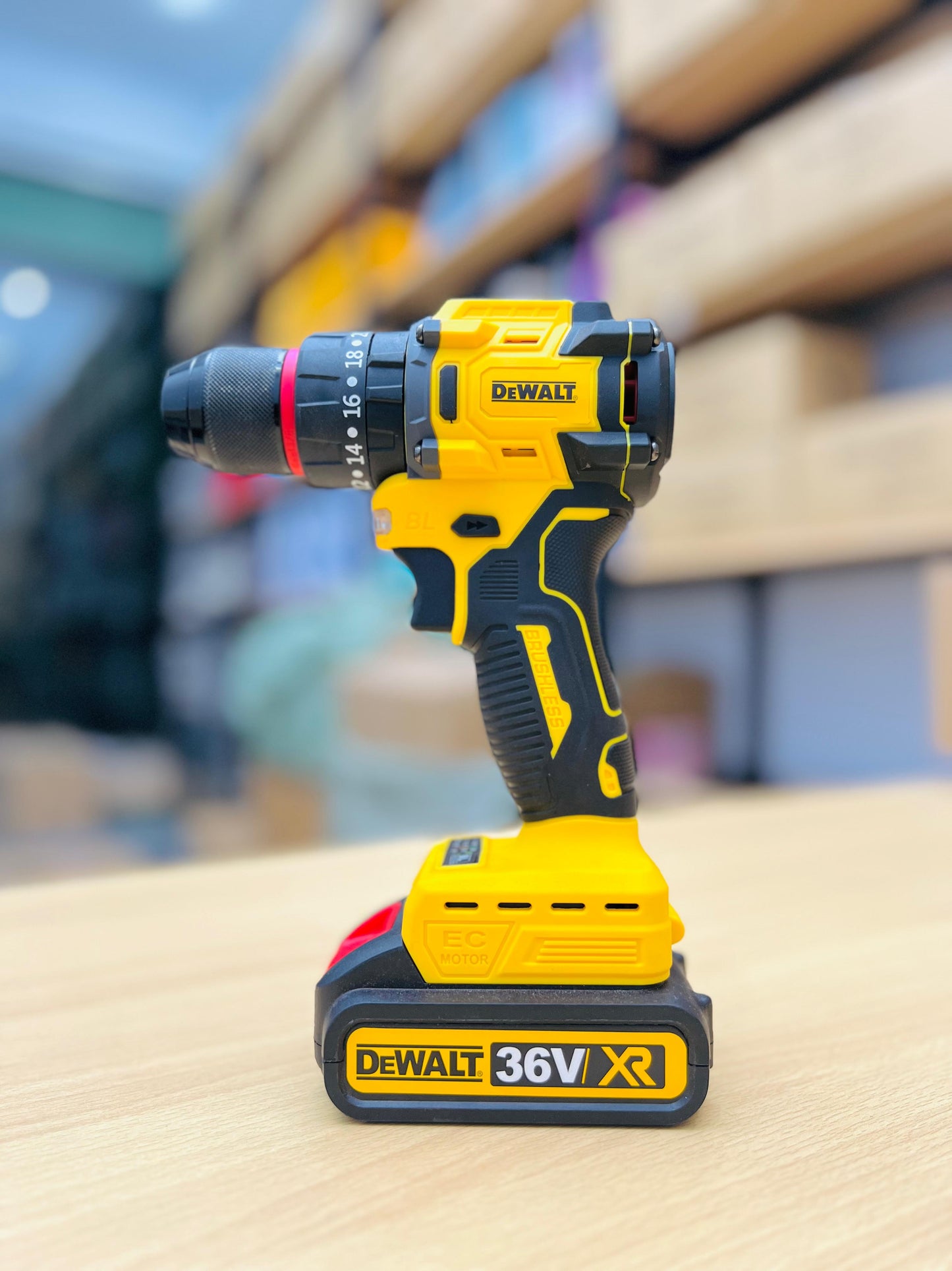 🛠️ DeWalt 36V XR Cordless Drill Machine Set – Professional Wireless Power Tool Kit