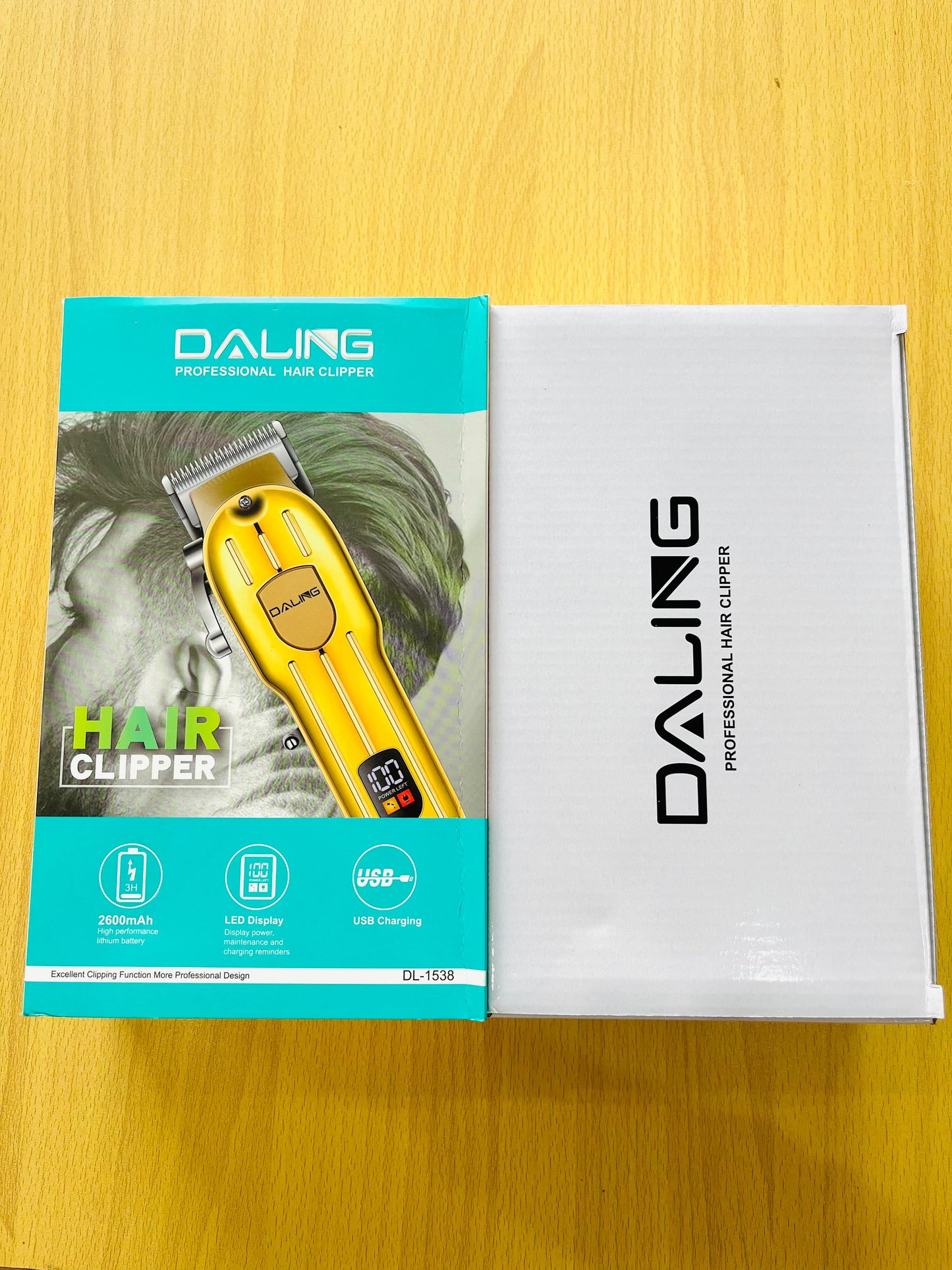 DALING Professional Hair Clipper – Smooth, Precise & Effortless Grooming DL-1538-1538A