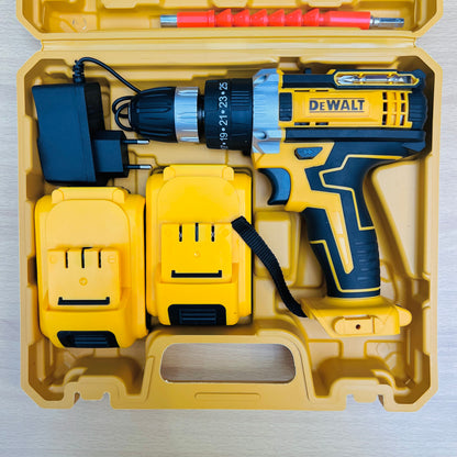 DEWALT 30-Piece Cordless Drill Set – Powerful Rechargeable Driver Kit with Dual Batteries & Bits for Home and Professional Use