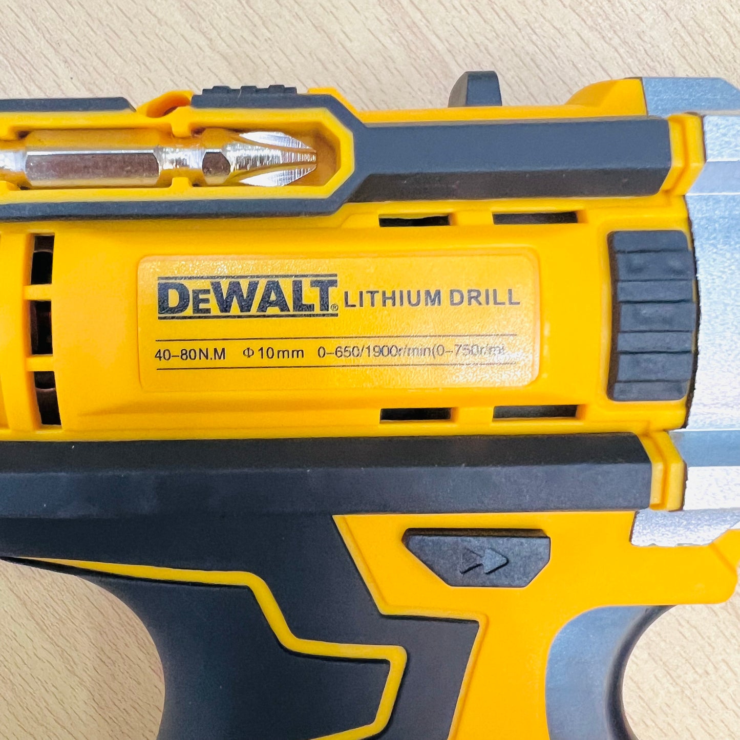 DeWalt Lithium Drill Machine Kit – 2 Batteries, Fast Charger & Full Tool Set