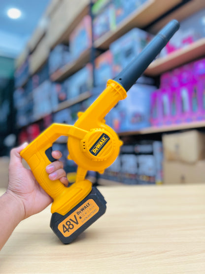 DEWALT 48V Cordless Air Blower with 2 Batteries – Portable Electric Leaf & Dust Cleaner for Home, Garden & Workshop