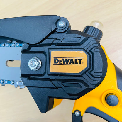 DEWALT 48V Cordless Mini Chainsaw with 2 Batteries & Carry Case – Portable Electric Pruning Saw for Home & Garden
