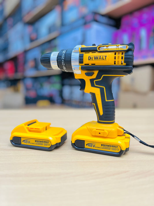DEWALT 30-Piece Cordless Drill Set – Powerful Rechargeable Driver Kit with Dual Batteries & Bits for Home and Professional Use