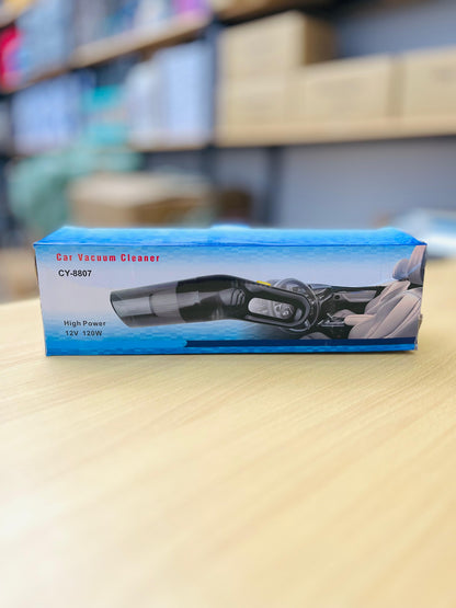 CY-8807 High Power Car Vacuum Cleaner – 12V 120W Portable Handheld Auto Vacuum for Interior Cleaning