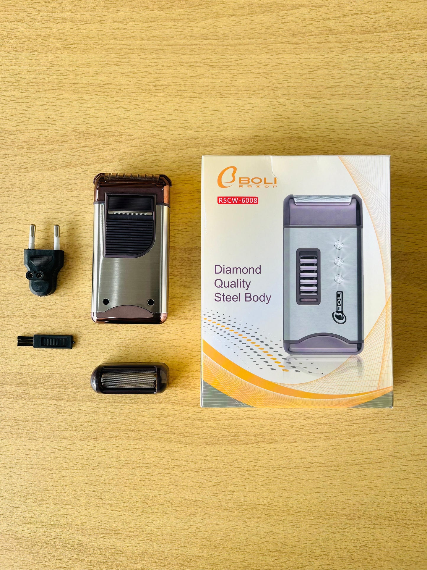 Boli Rechargeable Electric Shaver – Smooth Shave, Sleek Style!RSCW-6008 🪒💎