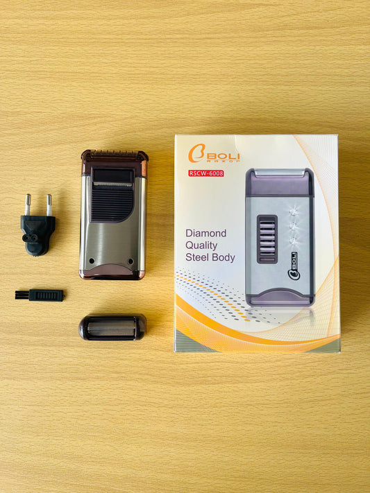 Boli Rechargeable Electric Shaver – Smooth Shave, Sleek Style!RSCW-6008 🪒💎