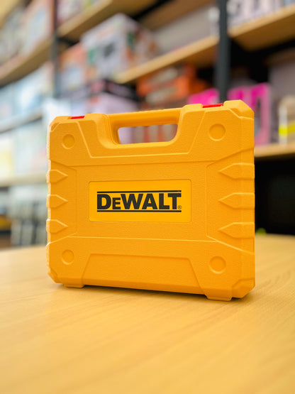 DEWALT 48V Cordless Lithium Drill Machine – 2 Batteries, 10mm Chuck, 18+1 Torque Settings, Complete Tool Kit
