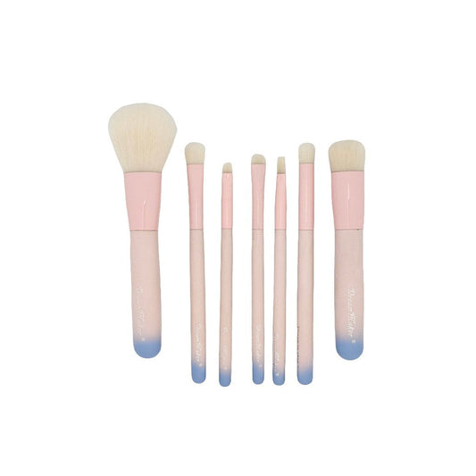 Dream Maker 7PCS Professional Makeup Brushes Set with Pink Iron Box – Perfect for Flawless Beauty