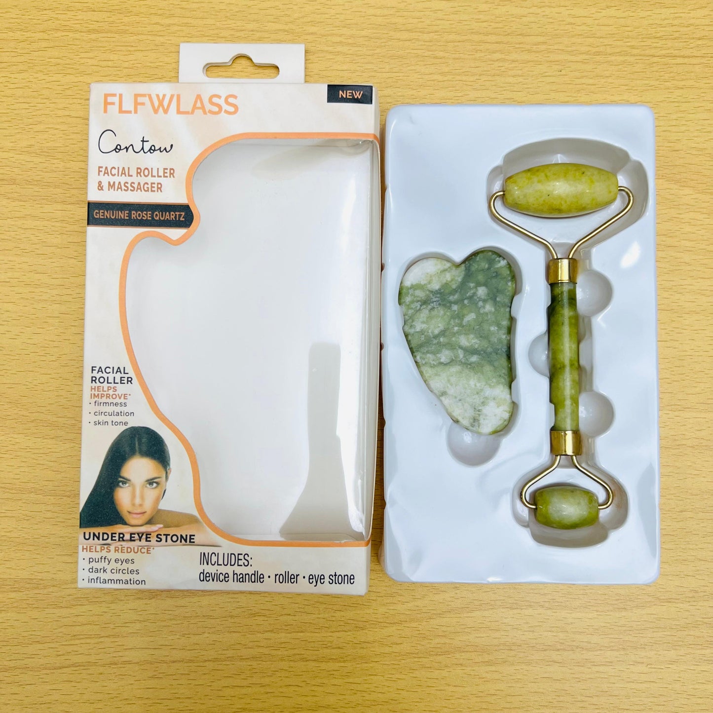 Flawless Contour Facial Roller & Massager – Glow-Boosting & Puffiness-Reducing Tool