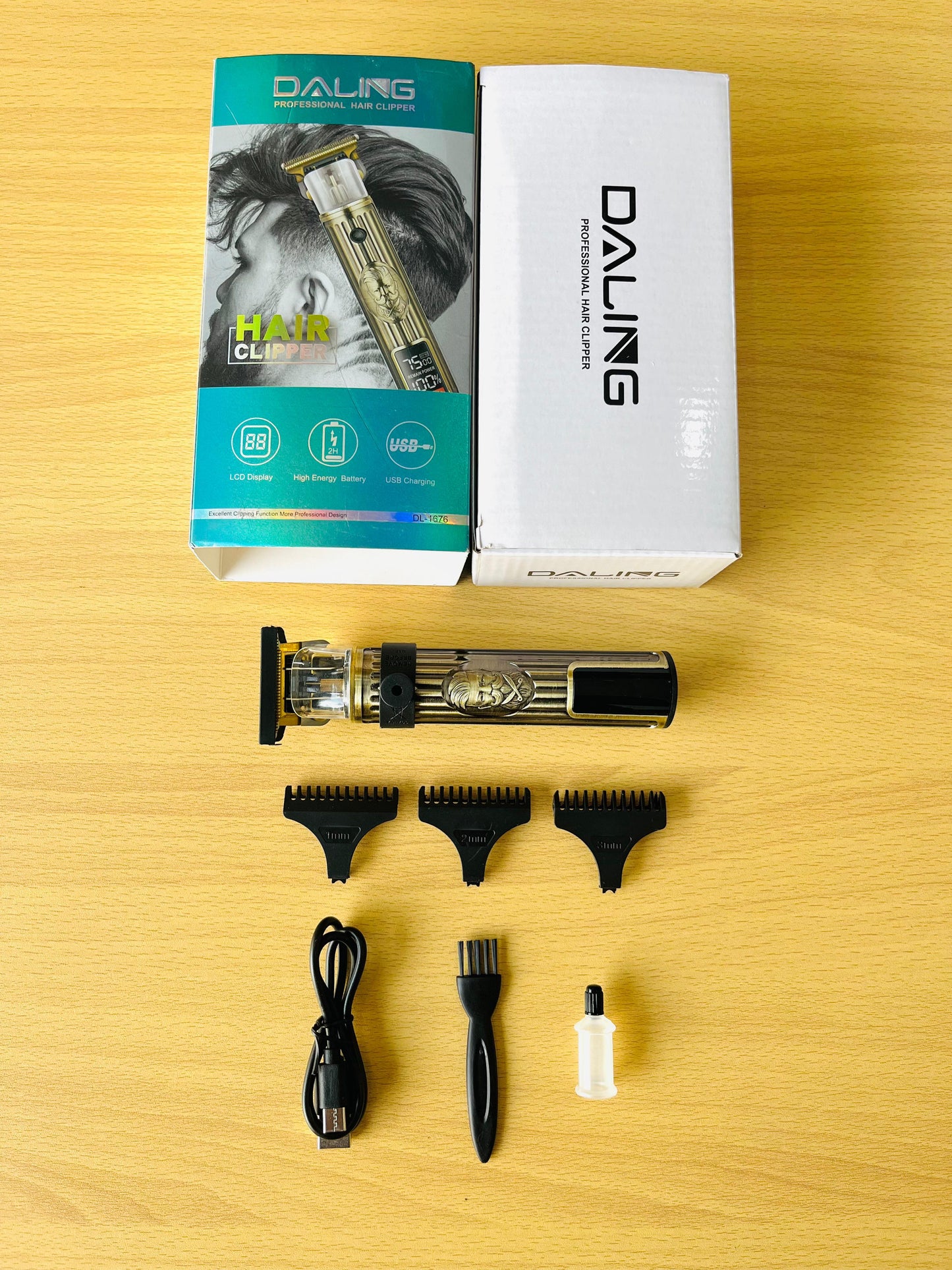 Daling Professional Hair Clipper – Precision Grooming Redefined! DL-1676🧔‍♂️✨