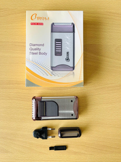 Boli Rechargeable Electric Shaver – Smooth Shave, Sleek Style!RSCW-6008 🪒💎