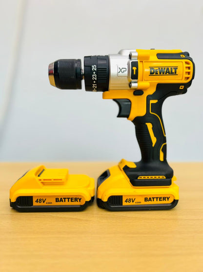 DEWALT 117 Pcs Cordless Drill & Tool Kit – 48V Lithium-Ion, 2 Batteries, Complete DIY & Professional Set