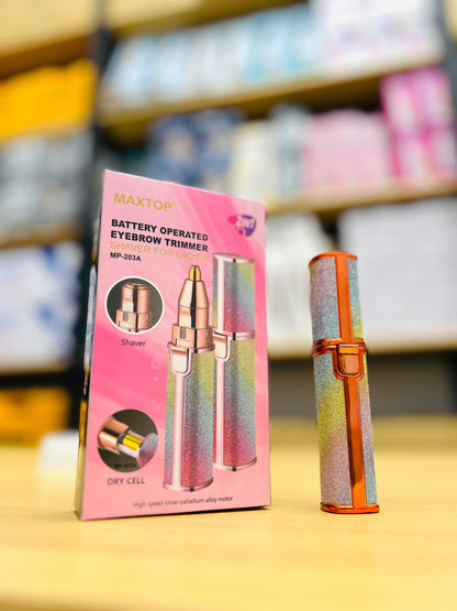Lady shaver eye brow trimmer 2 in 1