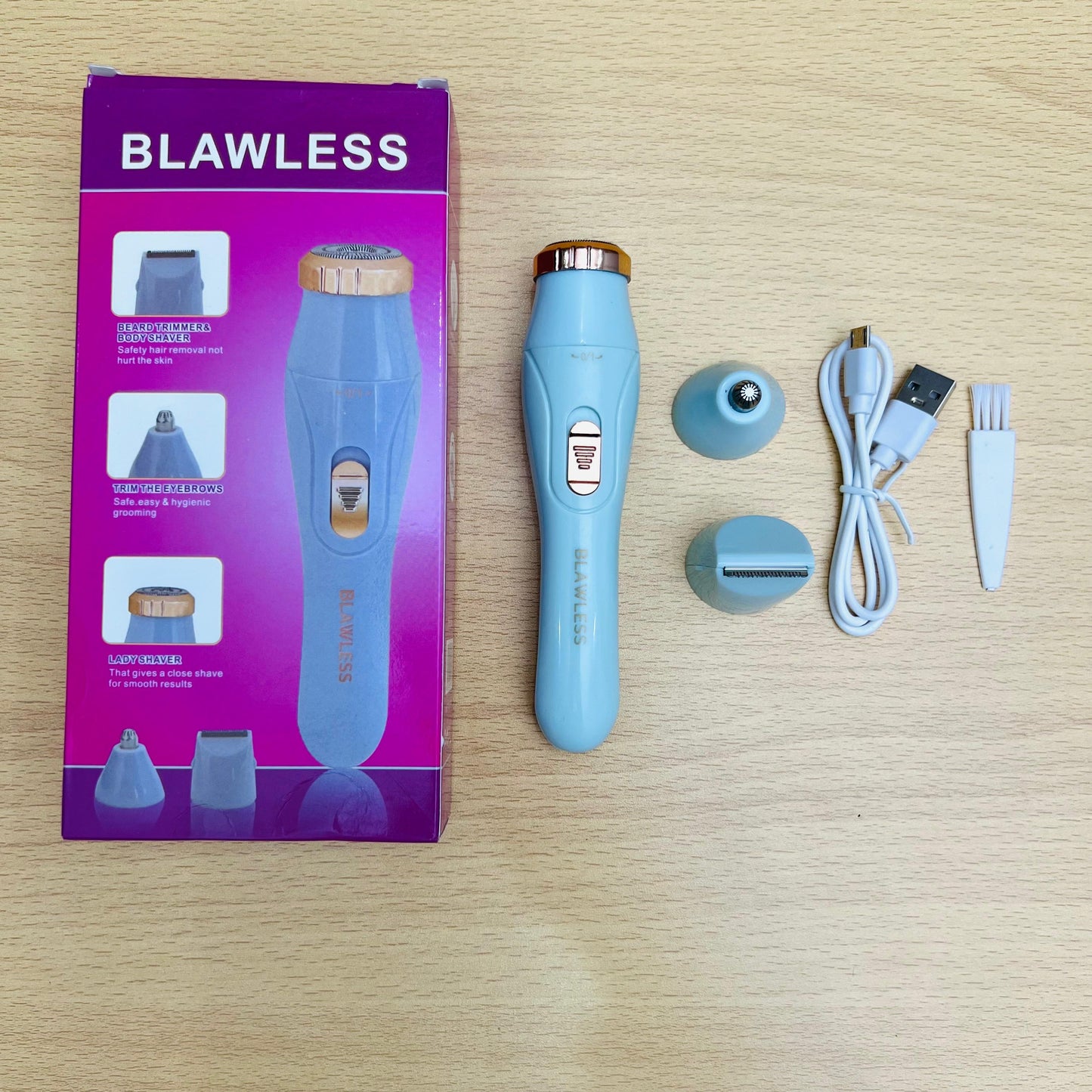 FLAWLESS 3-in-1 & MAXTOP 2-in-1 Hair Removal Combo – Painless, Portable & Stylish Grooming Kit for Women