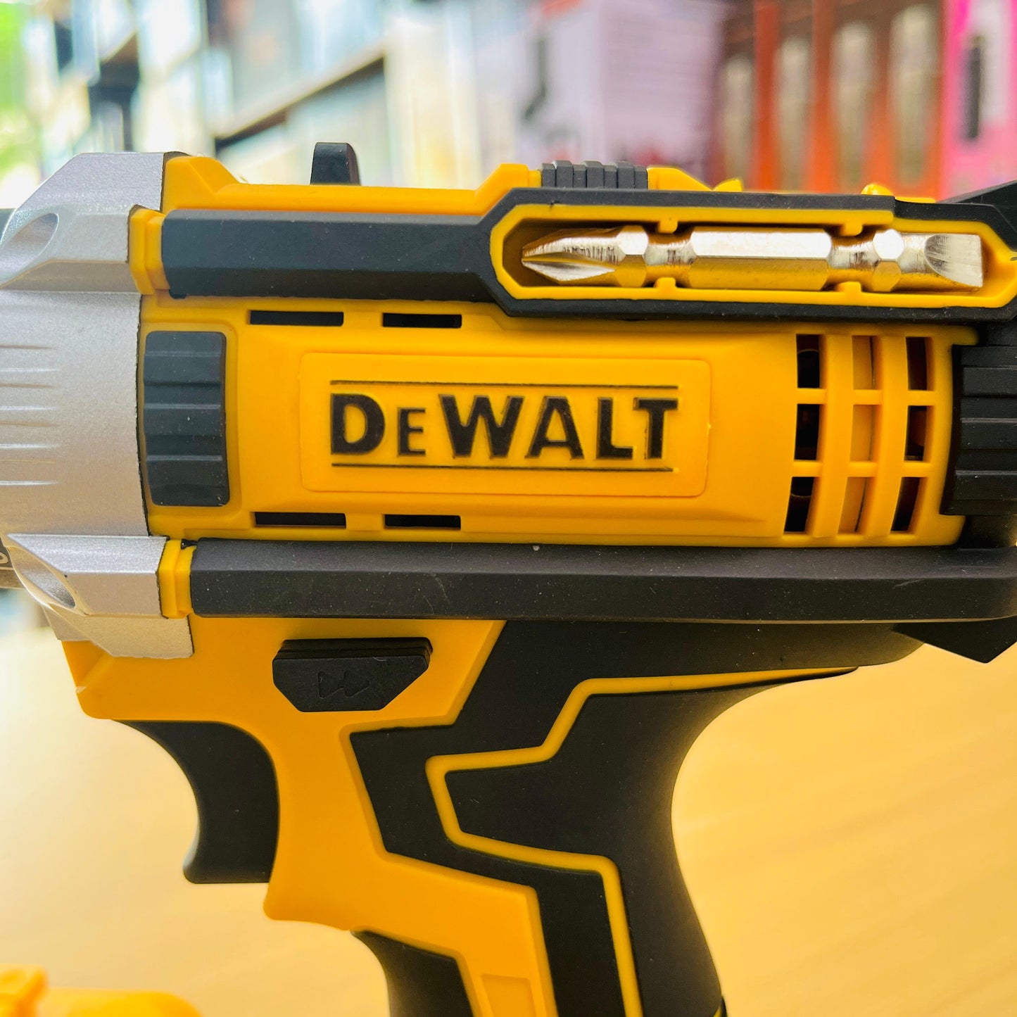 DEWALT 48V Cordless Lithium Drill Machine – 2 Batteries, 10mm Chuck, 18+1 Torque Settings, Complete Tool Kit