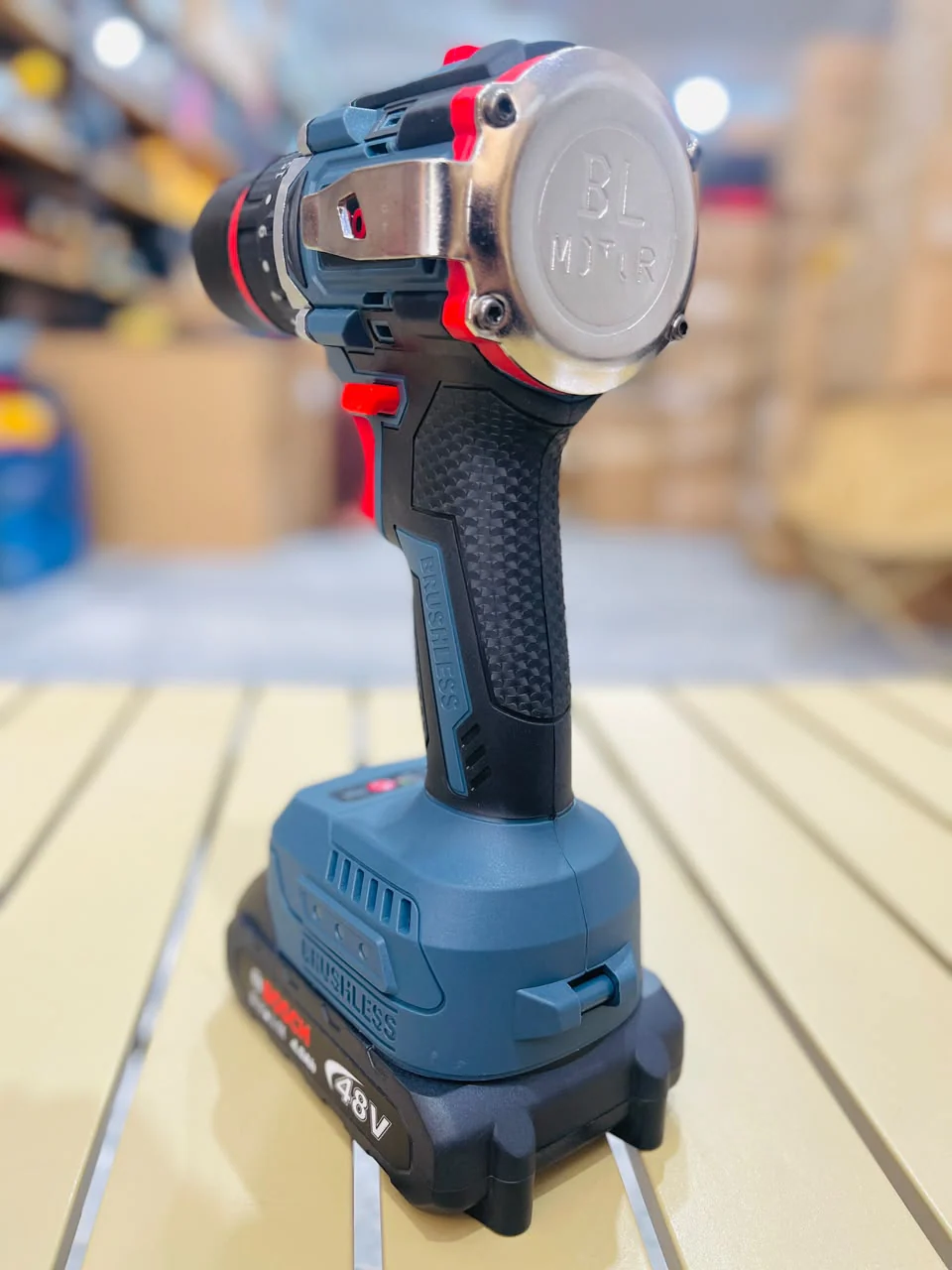 Bosch 48v Brushless Cordless Hammer Drill – Dual Battery Kit