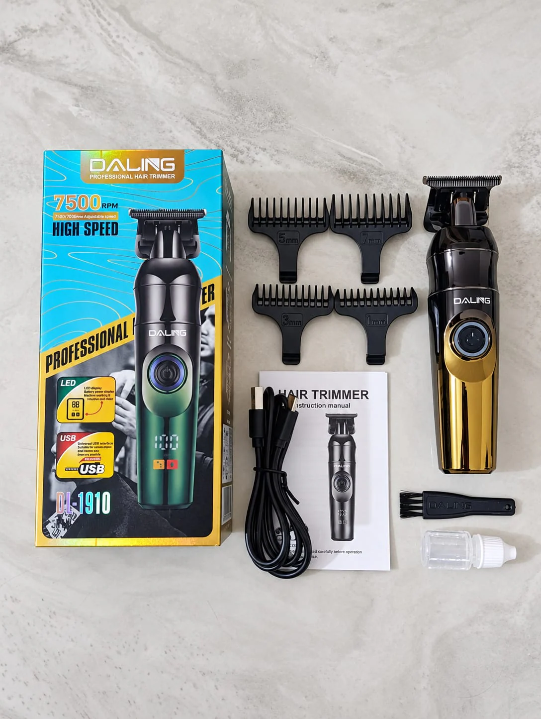 Daling DL-1910 2-Speed Digital Trimmer