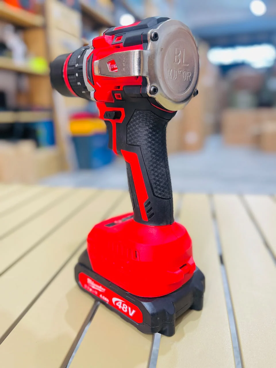 Milwaukee 48v Brushless Cordless Hammer Drill – Dual Battery Kit