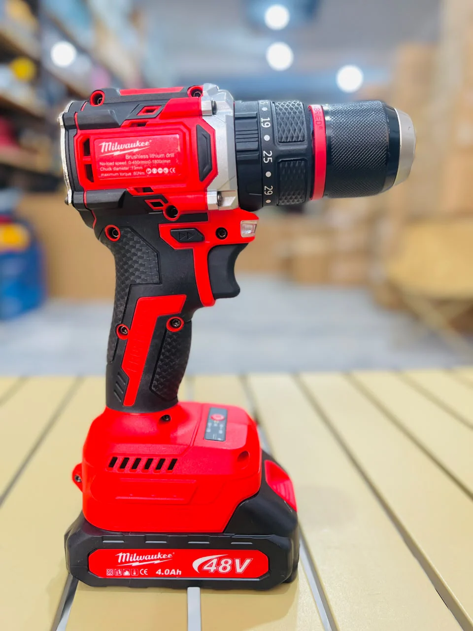 Milwaukee 48v Brushless Cordless Hammer Drill – Dual Battery Kit
