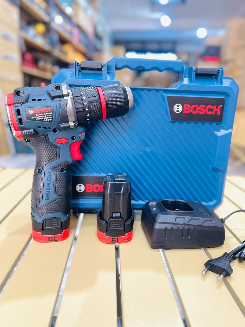 Bosch Compact Brushless Hammer Drill – Dual Battery Kit