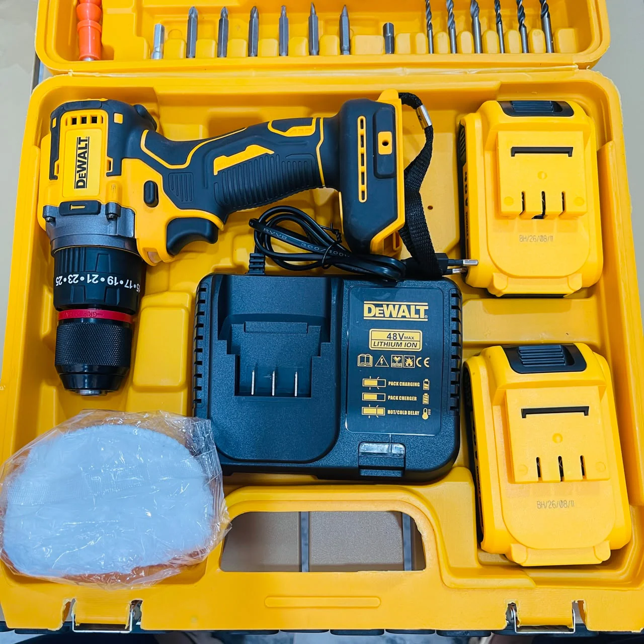 DeWalt Brushless Hammer Drill – Dual Battery DIY Tool Kit