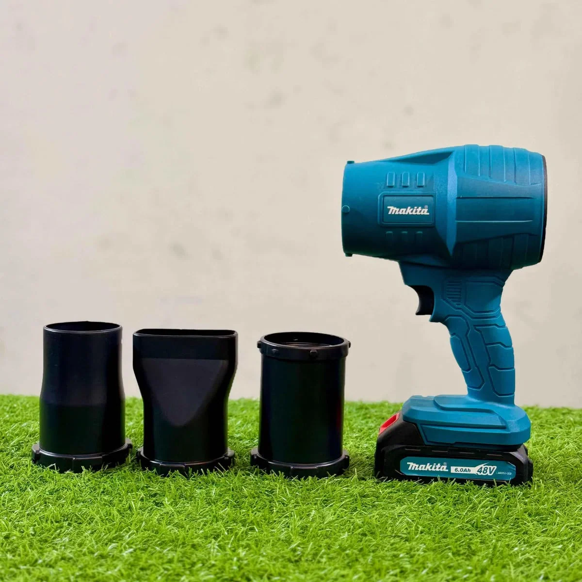 Makita 48V Cordless Lithium-Ion Storm Turbofan Blower – 6.0Ah Battery, 32,000 RPM High-Power Air Duster