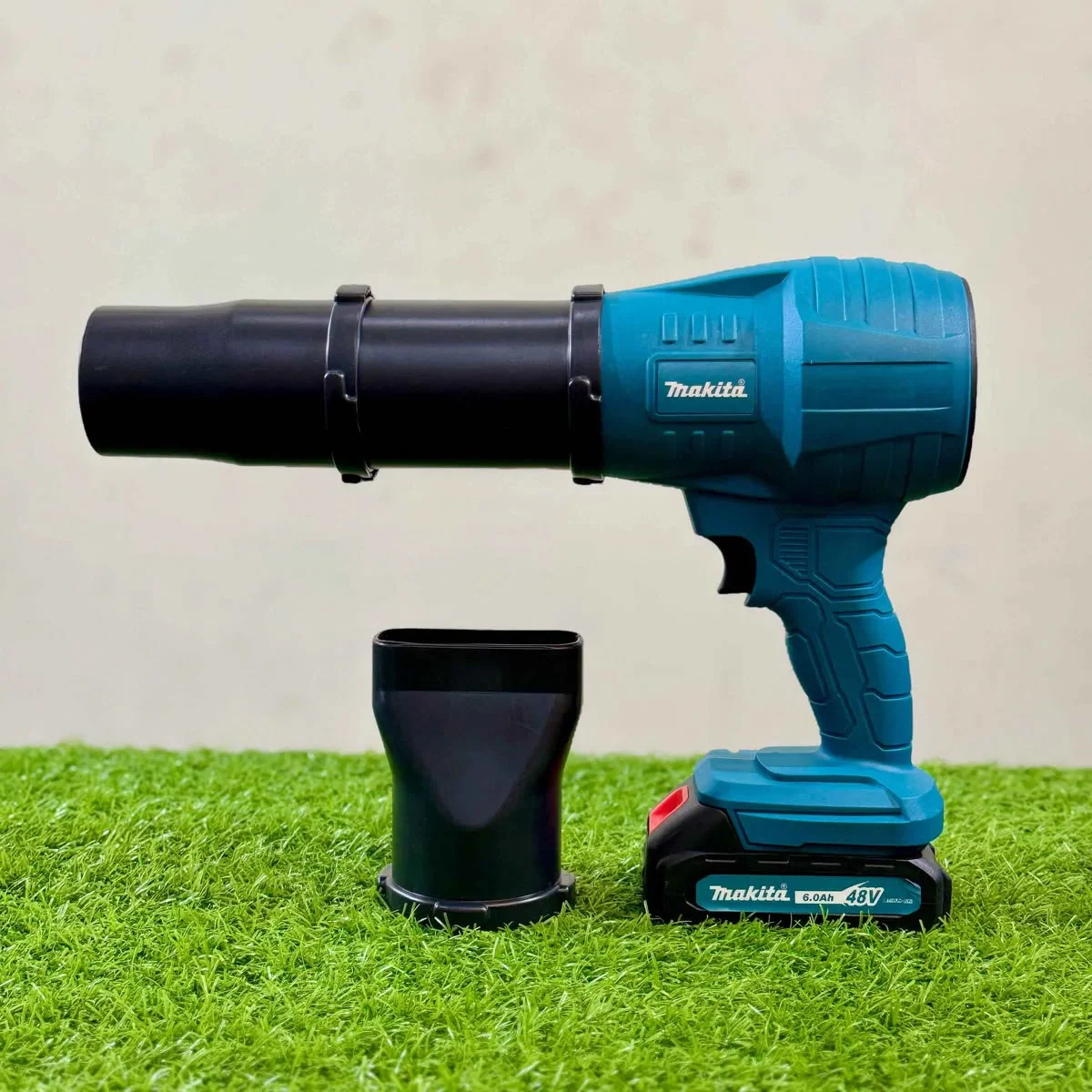 Makita 48V Cordless Lithium-Ion Storm Turbofan Blower – 6.0Ah Battery, 32,000 RPM High-Power Air Duster