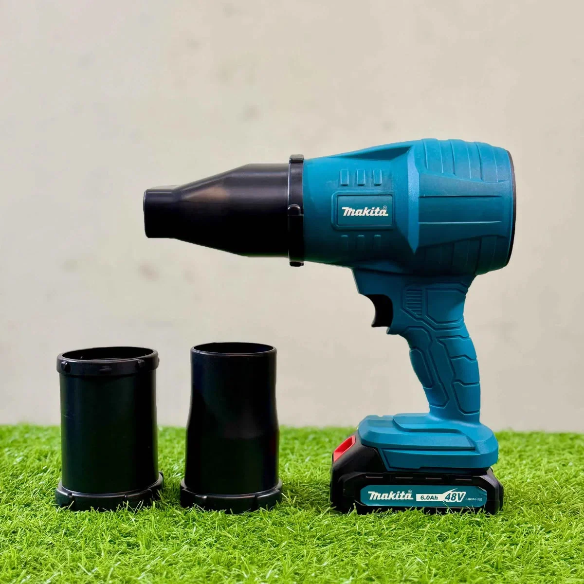 Makita 48V Cordless Lithium-Ion Storm Turbofan Blower – 6.0Ah Battery, 32,000 RPM High-Power Air Duster