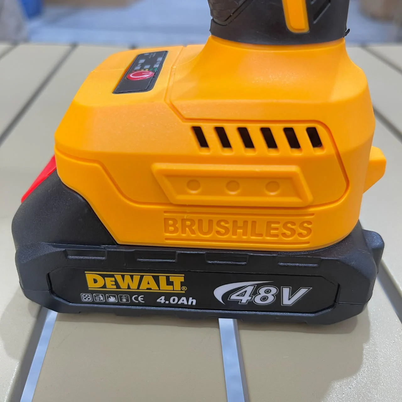 DeWalt 48v  Brushless Cordless Hammer Drill – Dual Battery Kit
