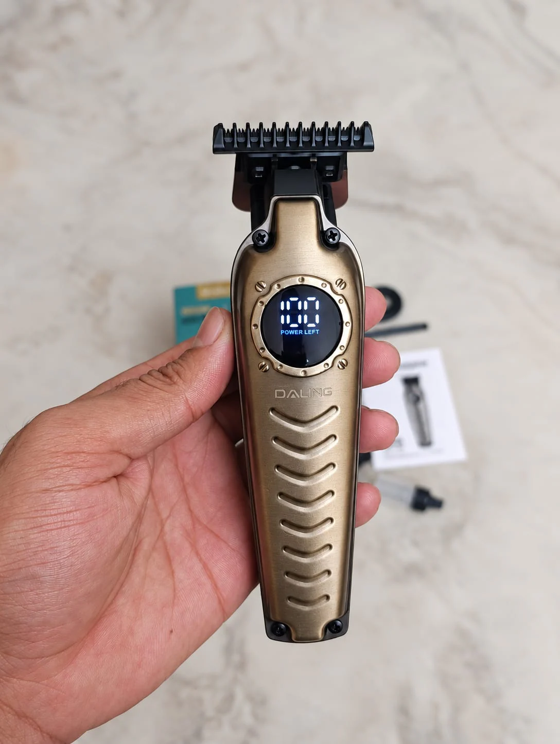 Daling DL-1903 Digital Hair & Beard Trimmer – 7500 RPM