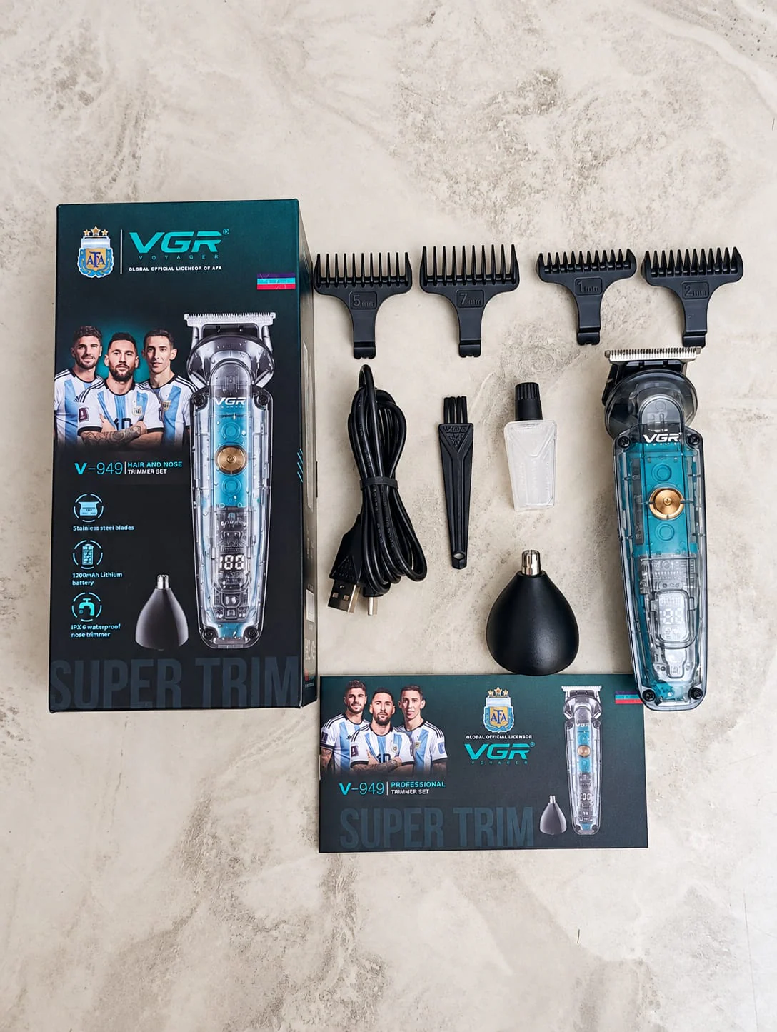 VGR V-949 Super Trim – 2-in-1 Hair & Nose Trimmer