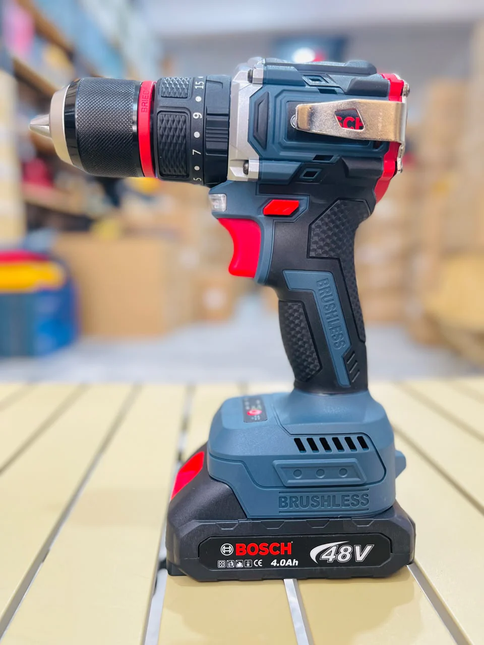 Bosch 48v Brushless Cordless Hammer Drill – Dual Battery Kit